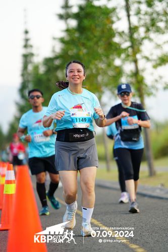 Race photo from KBP City Run 2024