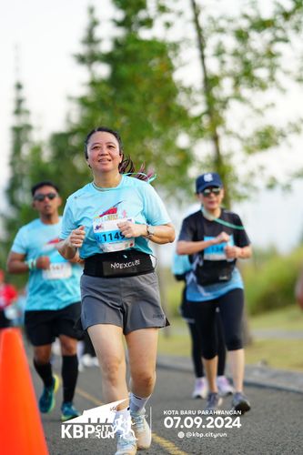 Race photo from KBP City Run 2024