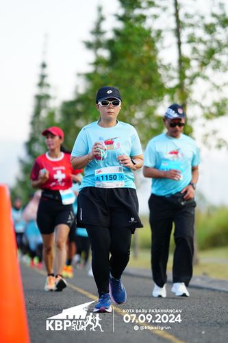 Race photo from KBP City Run 2024