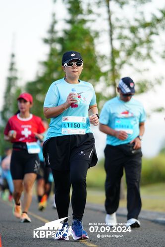 Race photo from KBP City Run 2024
