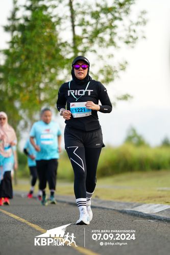Race photo from KBP City Run 2024
