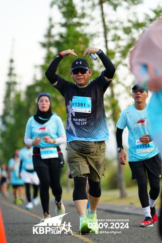 Race photo from KBP City Run 2024