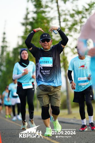 Race photo from KBP City Run 2024