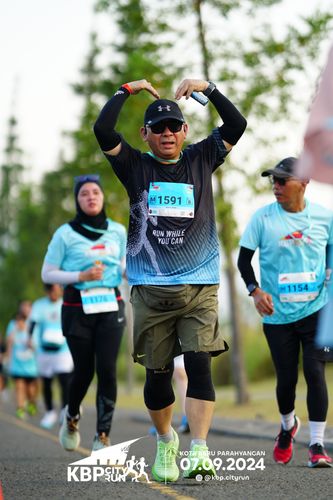 Race photo from KBP City Run 2024