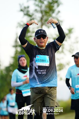 Race photo from KBP City Run 2024