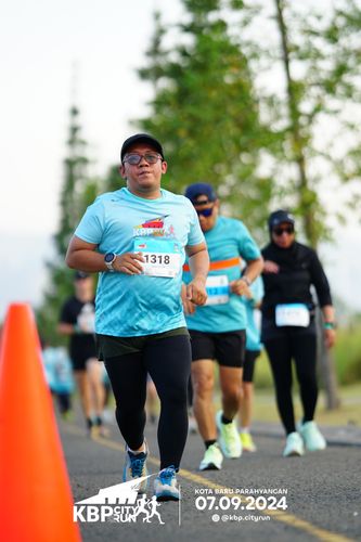 Race photo from KBP City Run 2024