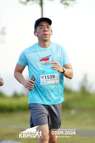 Race photo from KBP City Run 2024