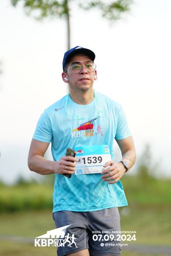 Race photo from KBP City Run 2024