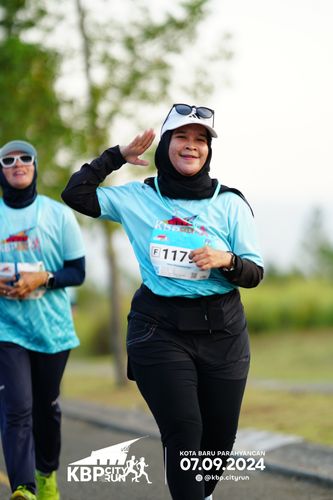Race photo from KBP City Run 2024
