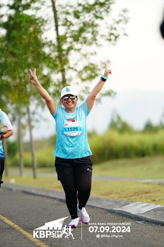 Race photo from KBP City Run 2024