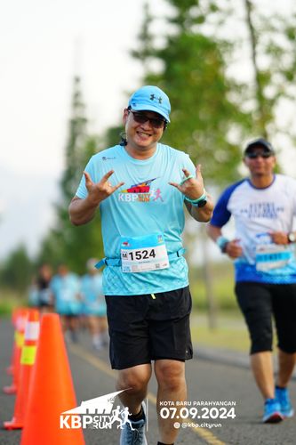 Race photo from KBP City Run 2024