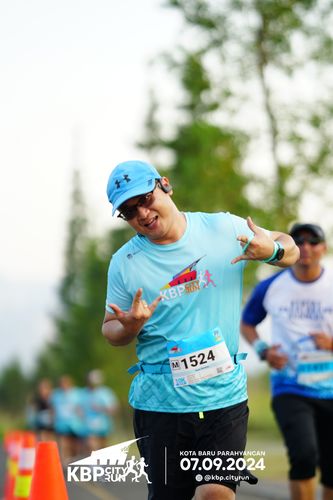 Race photo from KBP City Run 2024
