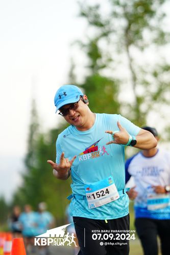 Race photo from KBP City Run 2024