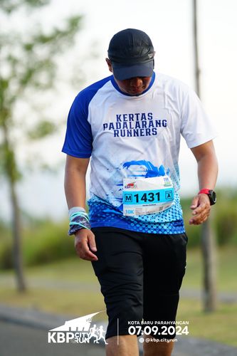 Race photo from KBP City Run 2024