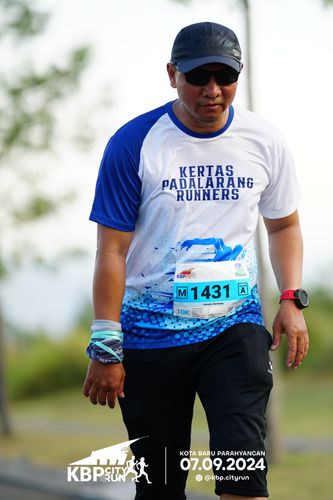 Race photo from KBP City Run 2024