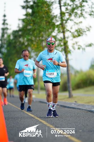 Race photo from KBP City Run 2024
