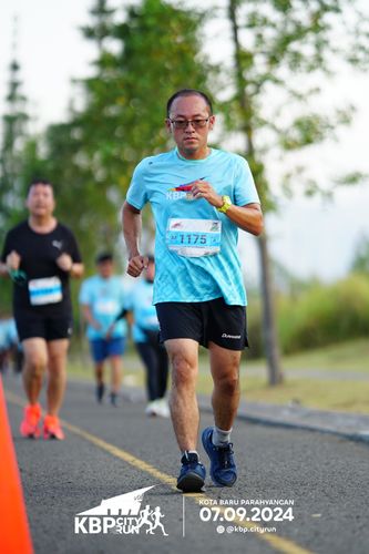 Race photo from KBP City Run 2024