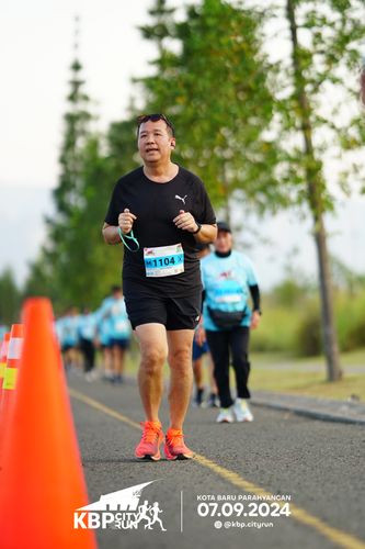 Race photo from KBP City Run 2024