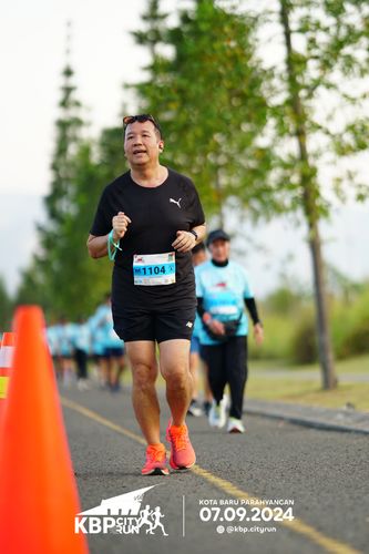 Race photo from KBP City Run 2024
