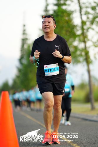 Race photo from KBP City Run 2024