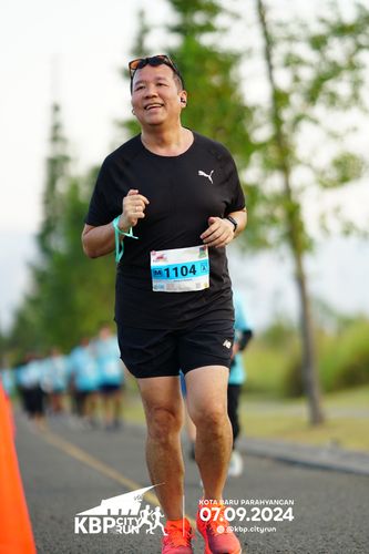Race photo from KBP City Run 2024