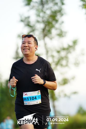Race photo from KBP City Run 2024