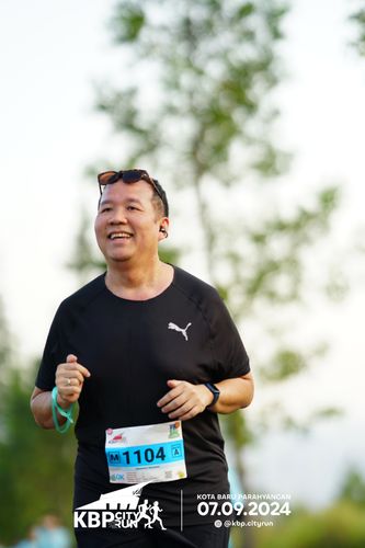 Race photo from KBP City Run 2024