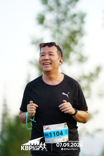 Race photo from KBP City Run 2024