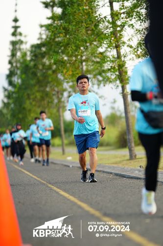 Race photo from KBP City Run 2024