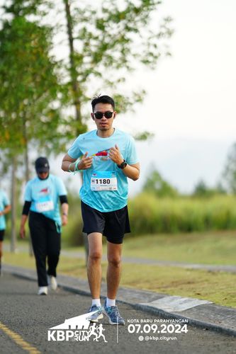 Race photo from KBP City Run 2024