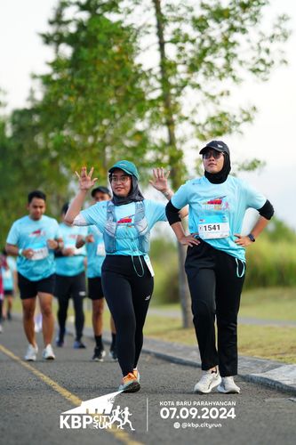 Race photo from KBP City Run 2024