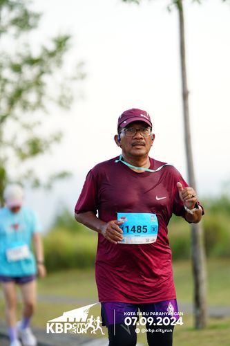 Race photo from KBP City Run 2024