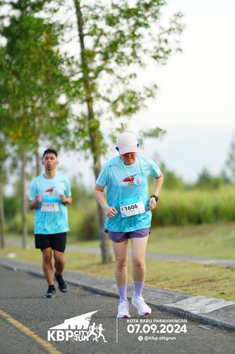Race photo from KBP City Run 2024