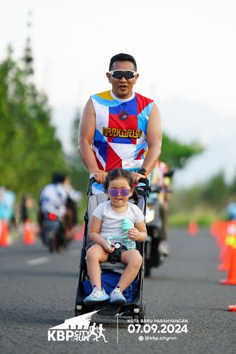 Race photo from KBP City Run 2024
