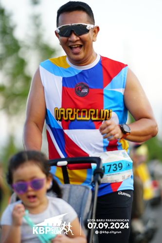 Race photo from KBP City Run 2024