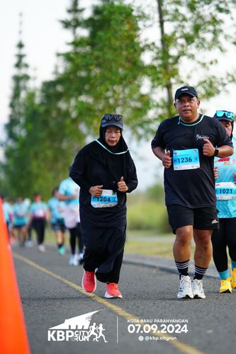 Race photo from KBP City Run 2024