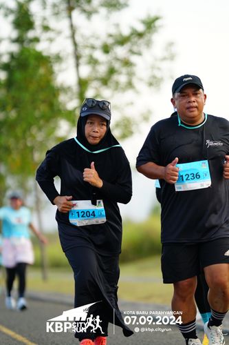 Race photo from KBP City Run 2024