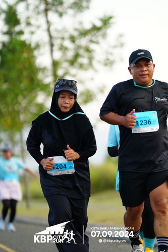 Race photo from KBP City Run 2024