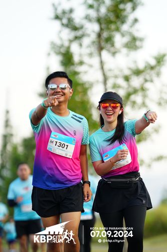 Race photo from KBP City Run 2024