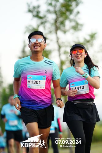 Race photo from KBP City Run 2024