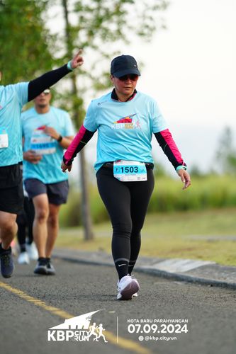 Race photo from KBP City Run 2024