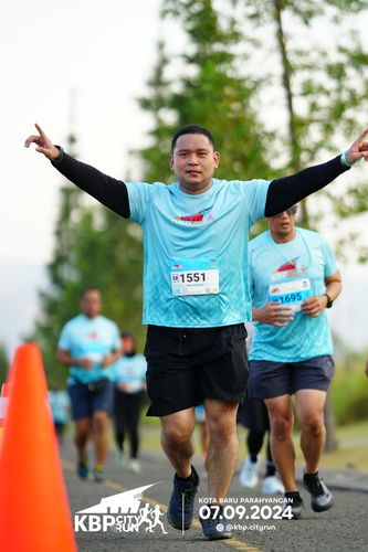 Race photo from KBP City Run 2024