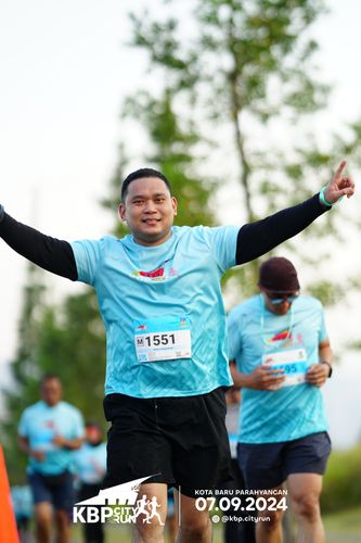 Race photo from KBP City Run 2024