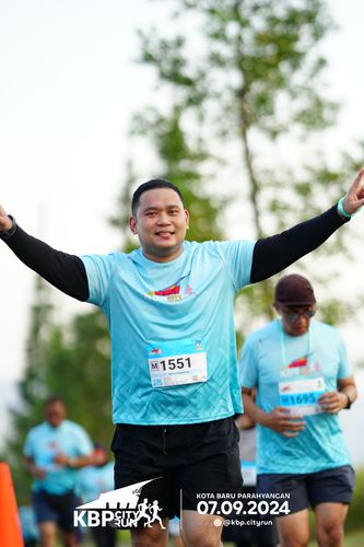 Race photo from KBP City Run 2024