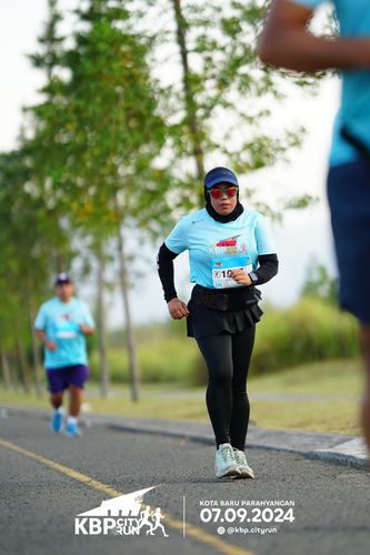 Race photo from KBP City Run 2024