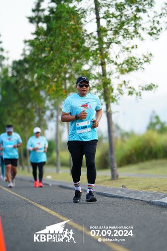 Race photo from KBP City Run 2024