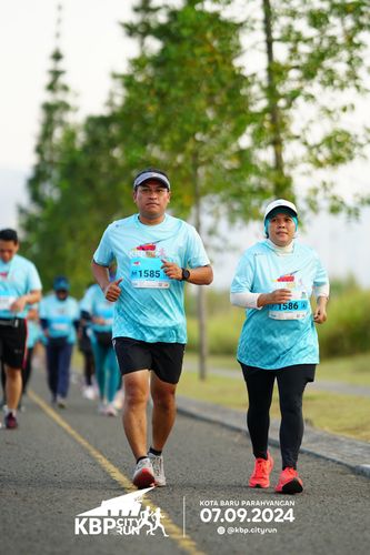 Race photo from KBP City Run 2024