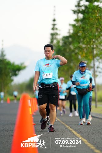 Race photo from KBP City Run 2024