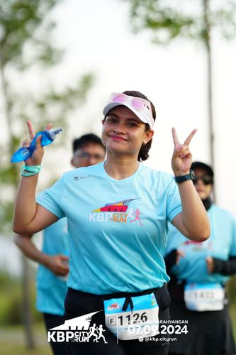 Race photo from KBP City Run 2024