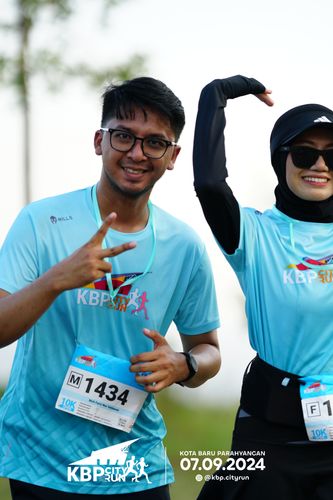 Race photo from KBP City Run 2024